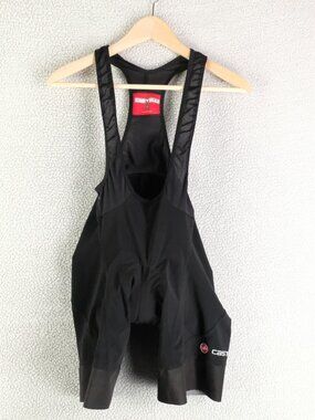 Castelli Bib Shorts Mens Medium Black Padded Cycling Athletic